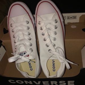 New in Box white converse
